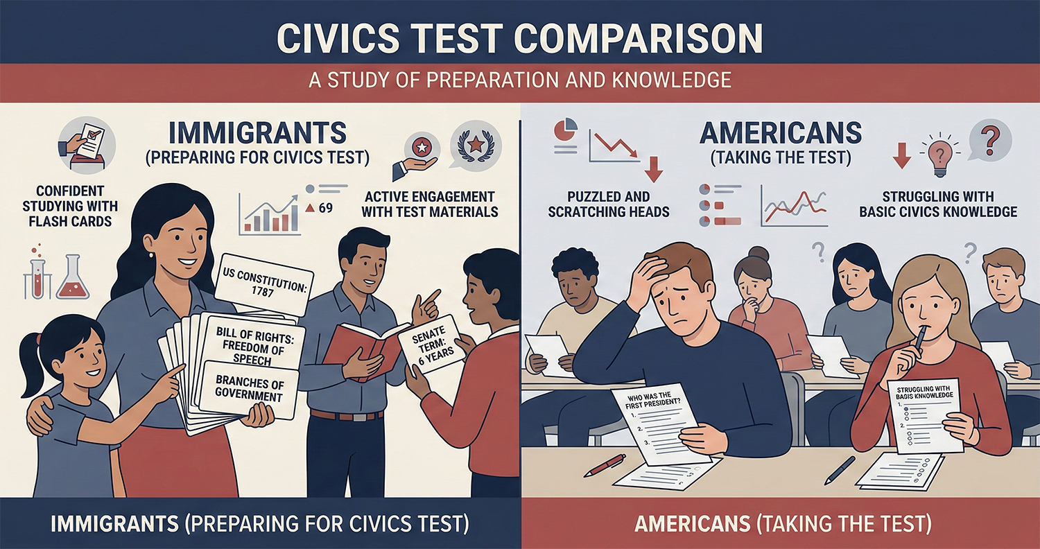 How Many Americans Could Actually Pass the Naturalization Test?